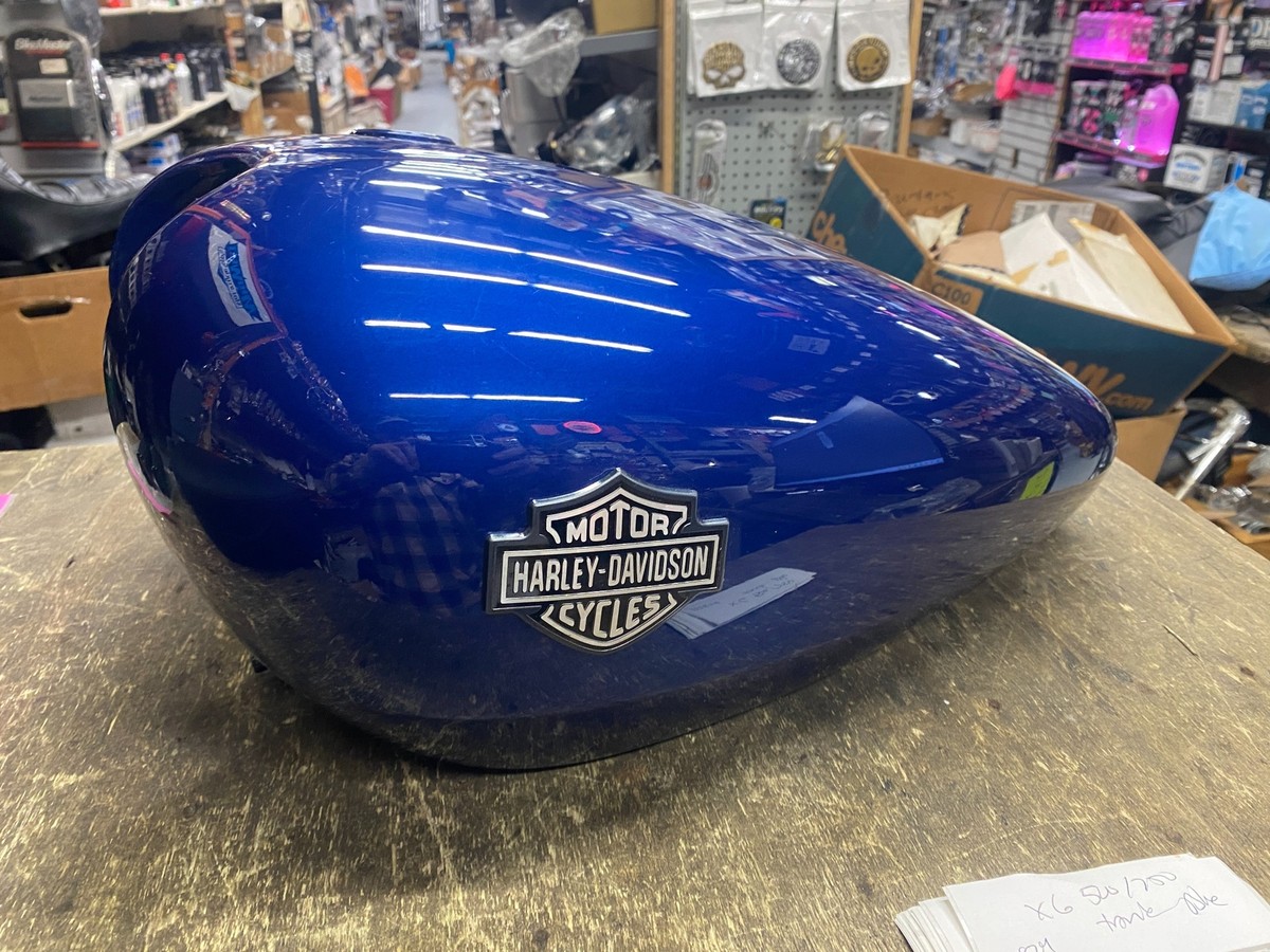 Gas Fuel Tank XG 500 750 Street Harley OEM Emblems Blue New