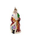 New ListingChristopher Radko Ol Blue Eyes Santa Claus Christmas Glass Ornament 6"