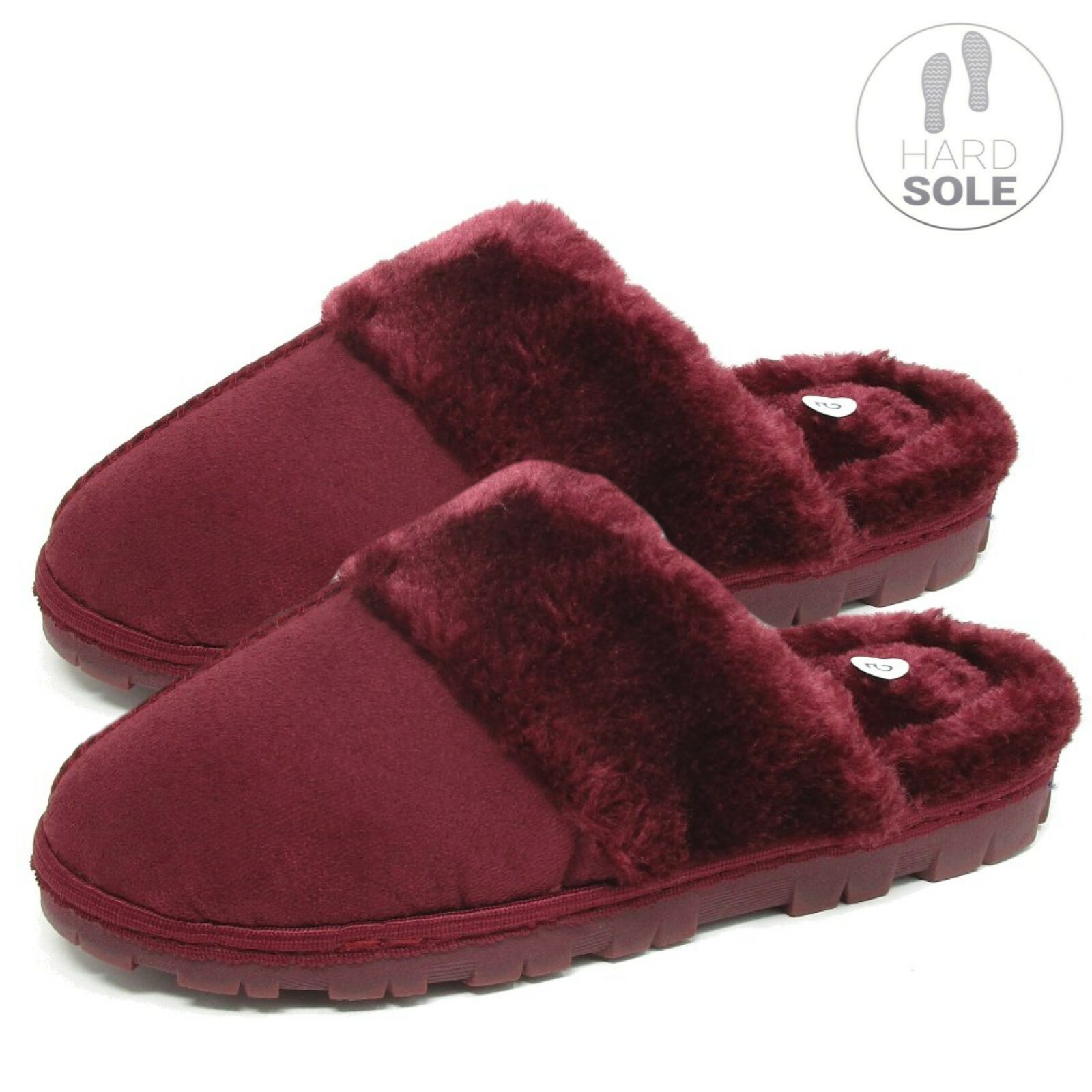 Ladies Mules, Ladies Mule Slippers Womens Slip On Mules Faux Suede Fur