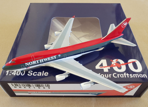 1:400 Boeing 747-400 Northwest Airlines "Shoebowl" N676NW AeroClassics - 第 1/4 張圖片