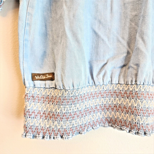 NWT Matilda Jane Womens Maysville Smocked Blouse with Tassels - S - Picture 9 of 17