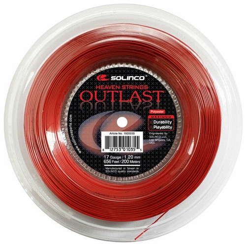 Solinco Outlast (rot) 200m Rolle - Bild 2 von 3