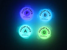 Glow in the Dark pigment powder Invisible neutral sets 10g per color