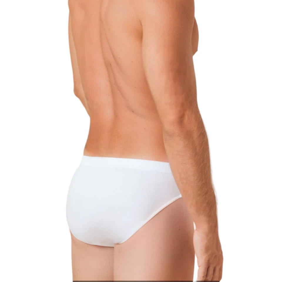 Slip uomo bianco 100% cotone 6 PEZZI mutande made in Italy Le Form taglie S-5XL - Immagine 3 di 4
