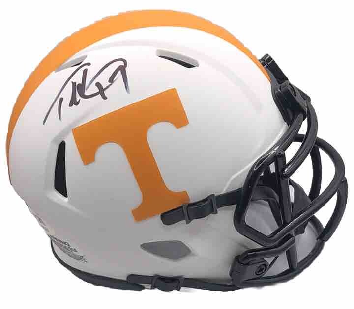 Tee Martin Autographed Signed Tennessee Volunteers MINI HELMET PSA/DNA 