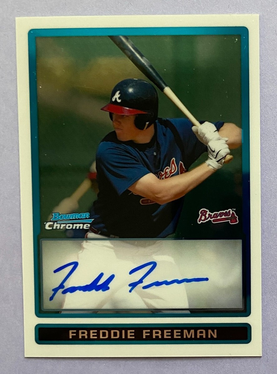 2009 Bowman Chrome Freddie Freeman On-Card Auto #BCP101 - Dodgers 