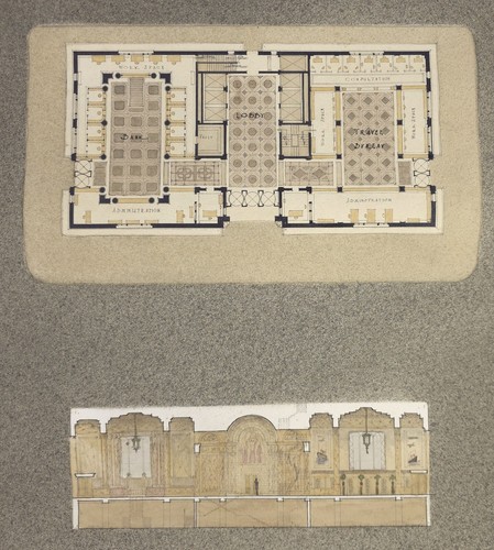 Antique 1927 Architectural Watercolor Drawing Harvard Univ. -Theodore A. Vierra - Picture 5 of 13