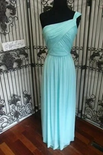 3164  ALFRED SUNG SZ 6 COASTAL 691 $231  PROM FORMAL BRIDESMAIDS GOWN DRESS