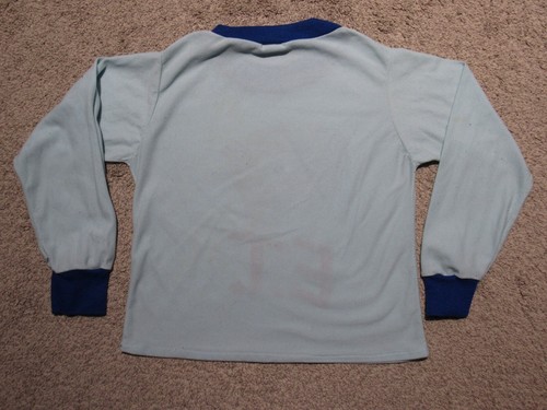 Vintage 1982 E.T. Big Face T-SHIRT Kinder L/XL Pyjama Oberteil Langarm Ringer 80er Sci-Fi - Bild 6 von 6