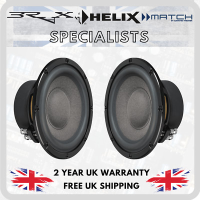 Brax By Audiotec Fischer ML8 Mid Hi-End SQ Midbass Woofer Pair