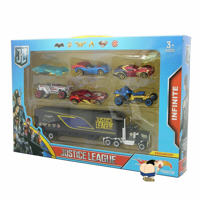 7pcs DC Justice League Model Diecast Vehicle Truck Car Kids Child Playset Toy - image 3 of 4