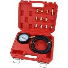 Automatic Wave Box Oil Pressure Meter Tester Gauge Test Kit Petrol Diesel Garage