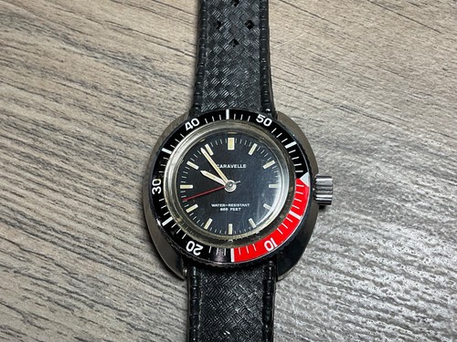Vintage 60-70er Jahre Damen Caravelle 666 Feet Taucheruhr / SCHÖN! - Bild 2 von 13
