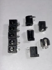10PCS 5.5mm x 2.1mm  DC Power Supply Jack Socket Female PCB Mount Connector