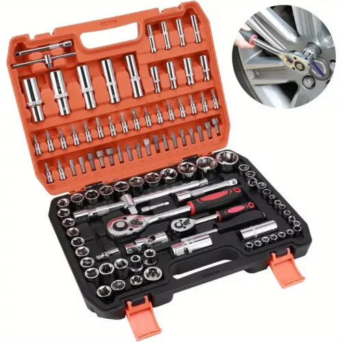 Professional 216 /108 /94 PCS Ratchet Spanner Socket Set 1/2" 1/4" 3/8" Tool Kit - Picture 19 of 22