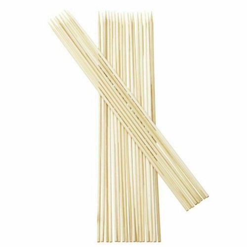 BAMBOO SKEWERS STICKS 150 12 inch for BBQ Kebab Fruit Chocolate Fountains - Picture 3 of 8