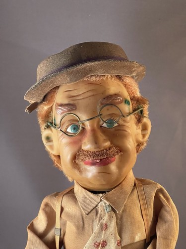 (VTG) 1962 CHARLIE WEAVER BARTENDER BATTERY OP ROSCOE TOYS JAPAN TIN TOY - Picture 2 of 12