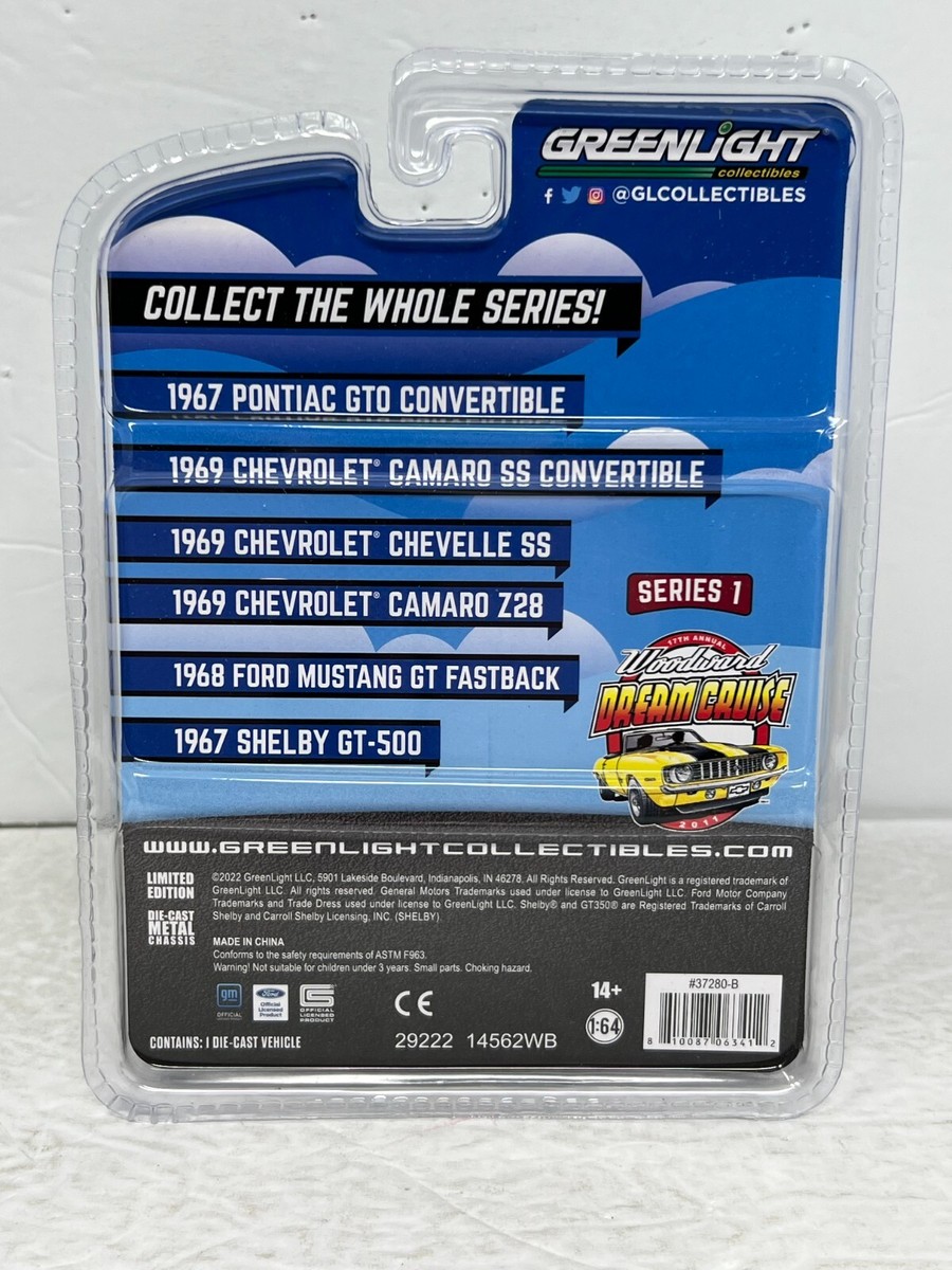 Set 6 Auto GreenLight 1/64 Woodward Dream Cruise Serie 1 - Diecast 37280