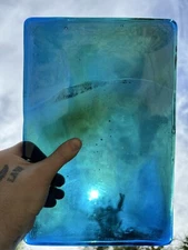 Blenko Dalle de Verre - 5074 medium Aqua Blue