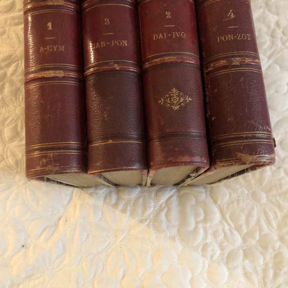 1877 Bosc Ernest : Dictionnaire raisonné d'Architecture 4 vol. reliés - Photo 4/4