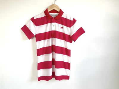 Hang Ten Vintage Ladies Polo Shirt Red 
