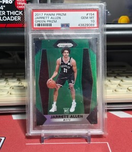 Jarrett Allen 2017-18 Panini Prizm Green RC PSA 10 #154 Cleveland Cavaliers