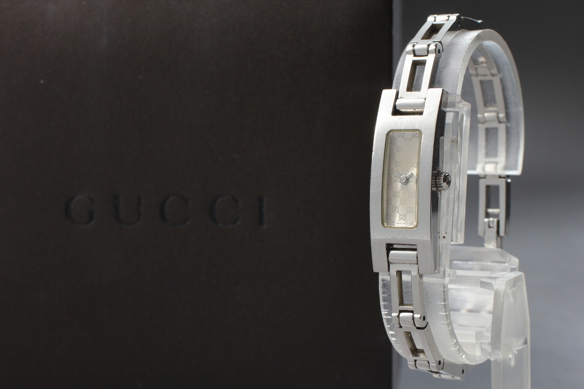 美品⭐️GUCCI グッチ 腕時計 レディース 3900L シルバー GG 稼働 美品⭐️GUCCI グッチ 腕時計 レディース 3900L シルバー GG