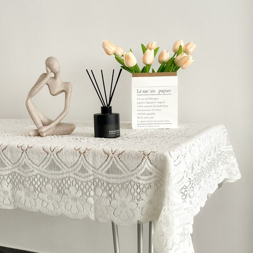 Solid Color Dinning Tables Cover Square Tea Table Cloth Tablecloth Home Decor - Picture 3 of 11