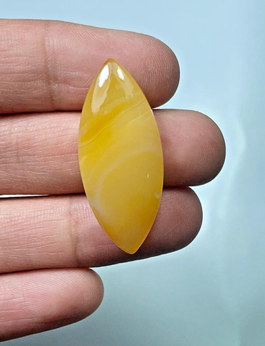 128ct 100%NATURAL TOP QUALITY YELLOW CALCITE CABOCHON LOOSE GEMSTONE LOT B3 - Picture 2 of 5