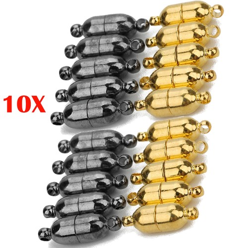 10pcs 18x6mm Copper Strong Magnetic Clasps For Necklace Bracelet Jewelry Making – Findings, Made In China