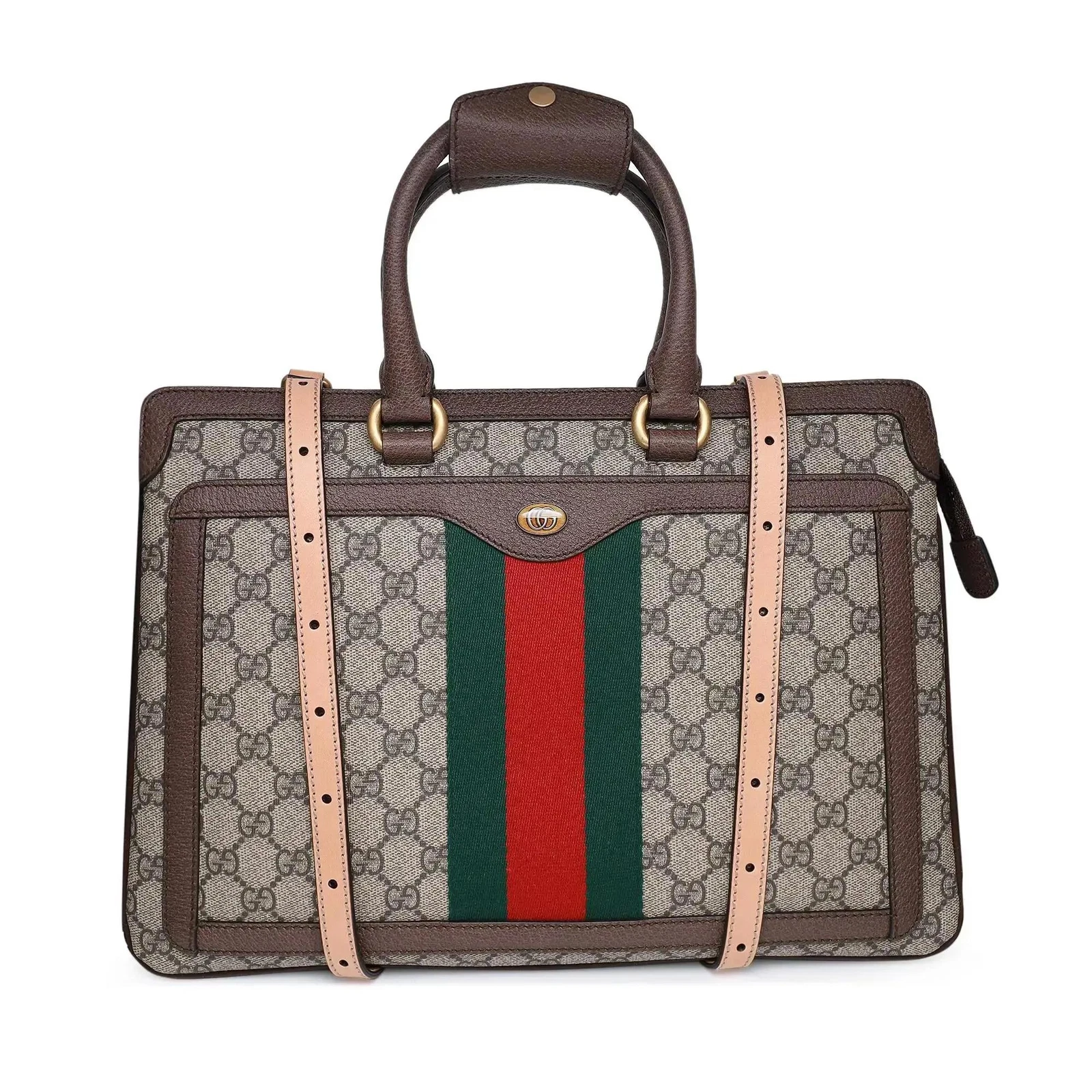 Sac à dos femme convertible en cuir toile Gucci Ophidia GG Supreme