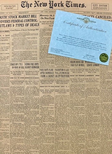 8 September 1930 New York Times Original Birthday Newspaper 9, NYT Int. News - Picture 2 of 14