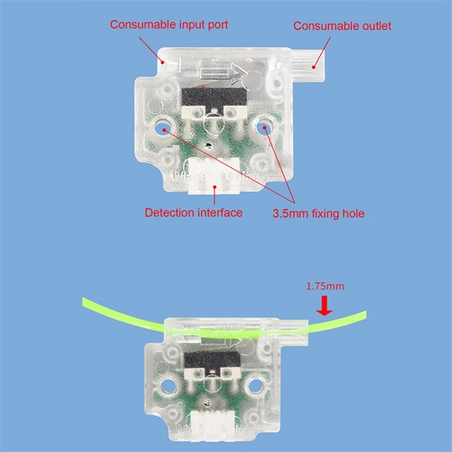 3D Printer Filament Break Detection Module Run-out Sensor Runout Detector - Photo 4/13
