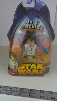 2005 Hasbro Star Wars Revenge of the Sith  Sneek Peek R4-G9 MOC  BIS