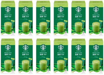 Japan STARBUCKS Matcha Green Tea Powder Milk Latte Cafe Stick