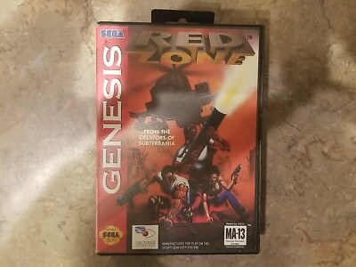 Red Zone (Sega Genesis, 1994) CIB