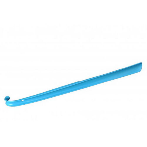 1x Schuhanzieher 70 cm Extra lang Plastik blau hellblau Anzieher Schuhlöffel - Bild 1 von 1