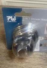 Plumb Works 2-In-1 Shower Mount Chrome Finish, For Tub and Shower RN 678-4359 #3