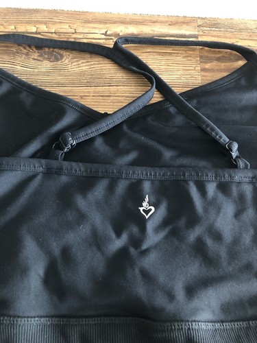 Torrid Active Strappy Wirefree Sports Bra Black Ribbed Accent Plus Size 6 EUC - Picture 5 of 12
