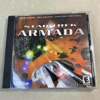 Vintage STAR TREK ARMADA Activision Computer PC Video Game. Clean. Smoke free.
