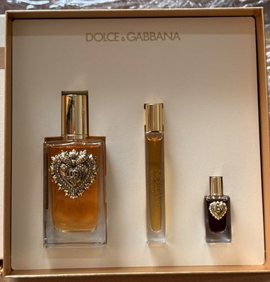 Dolce & Gabbana DEVOTION for Women 3 pcs GIFT SET 3.3 oz EDP Spray + 0.33 + 0.17