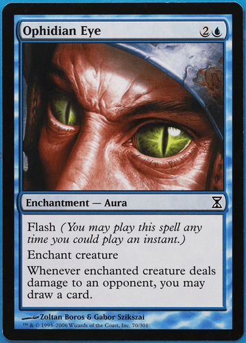 Ophidian Eye Time Spiral NM Blue Common Magic MTG Karte (ID# 504138) ABUGames