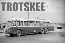 35mm Negative ITALY Venice SFM Trolleybus Obus 215 c1962 Italian Italia