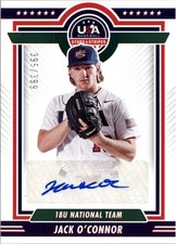 2022 USA Baseball Stars and Stripes 18U National Team Jack O'Connor Auto /399 BB