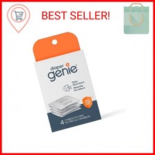 Diaper Genie Carbon Filter 4-Pack Diaper Pail Odor Eliminator Deodorizer