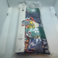 NWT H&M Paw Patrol Boys Trunks Boxer Shorts 5-Pack Size 8-10Y EUR 134/140 Brand
