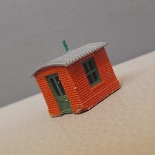 Tiny Brick Shed Lineside Hut Novelty Item Desktop Accessory 