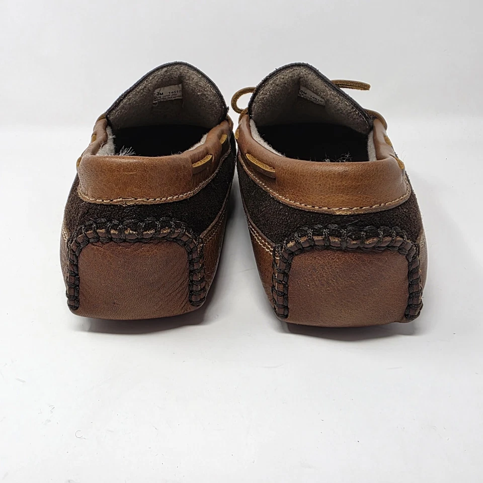 Hush Puppies Men's Brown Slip On Mocassin Slipper Size 13M NWOB - Image 4 of 4