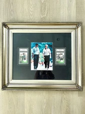 Tiger Woods & Jack Nicklaus "Changing Of The Guard" autograph