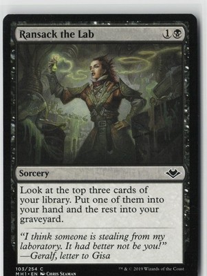 RANSACK THE LAB 103 COMMON MODERN HORIZONS MAGIC: THE GATHERING LP
